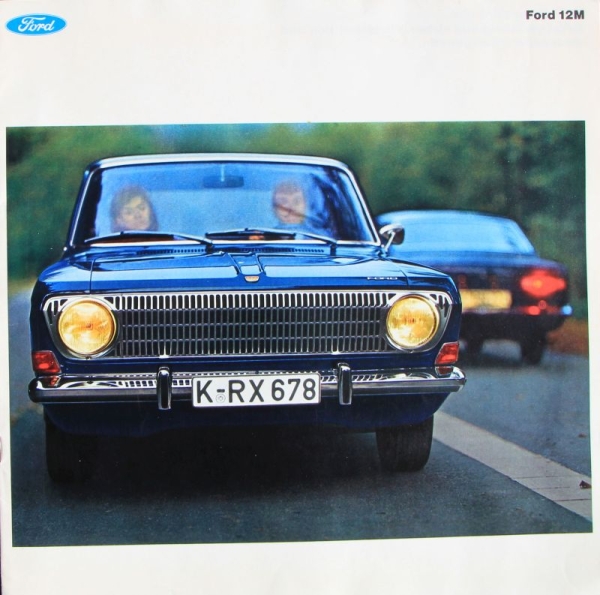 Ford Taunus 12 M Modelprogram 1967 Carbrochure (3747)